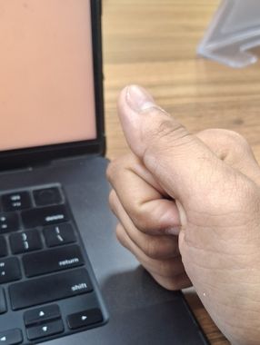 Black Laptop with Pink Screen - Unbranded Portable Laptop